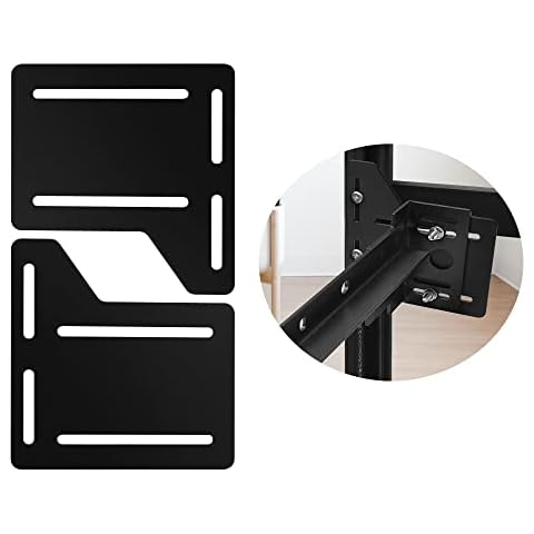 ZhouDaShu Bed Frame Brackets, Bed Frame Adapter for Headboard Conversion, Headboard Brackets for Metal Bed Frame, Heavy Duty Bed Modification Plate, Full to Queen Conversion Kit Cover