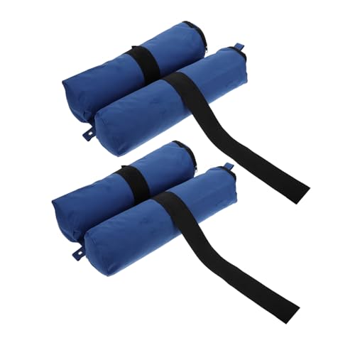 Toddmomy 2 Piezas Bolsa de Arena para sombrilla fijado Carpa cámping Largo Tent Gazebo Plegable Bolsa de Arena para Tienda Bolsas de Peso para Tienda de campaña Tela Oxford 600d Navy