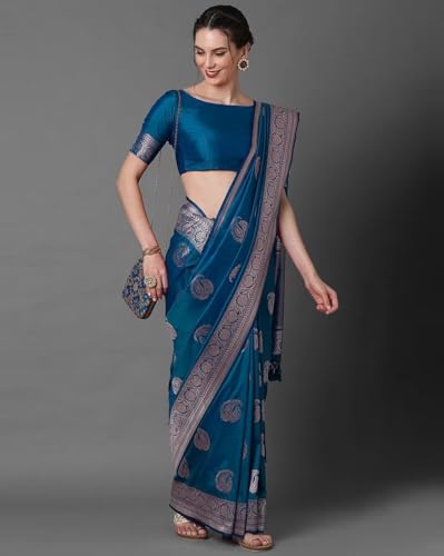 Image of GRECIILOOKS Saree | Women Saree | Saree for women latest design | Saree | Saree for Women | Silk Saree | Banarasi Saree