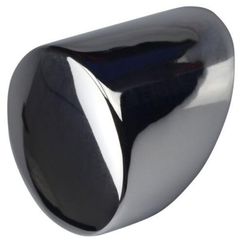 Jackson Woodturners Forge Handrail End Cap 54mm Diameter - Chrome Pair