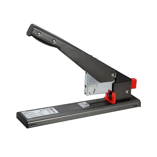 Bostitch Office Antimicrobial 215 Sheet Extra Heavy Duty Stapler, Black (00540)