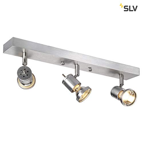 SLV Spot LED  ASTO Orientable et Inclinable | Applique et Plafonnier Intelligent pour Eclairage Intérieur Personnalisé | Spot de Plafond, Luminaire de Plafond, Projecteur de Plafond, Lampe de Plafond, Lampe Murale | GU10, EEC jusquà A++