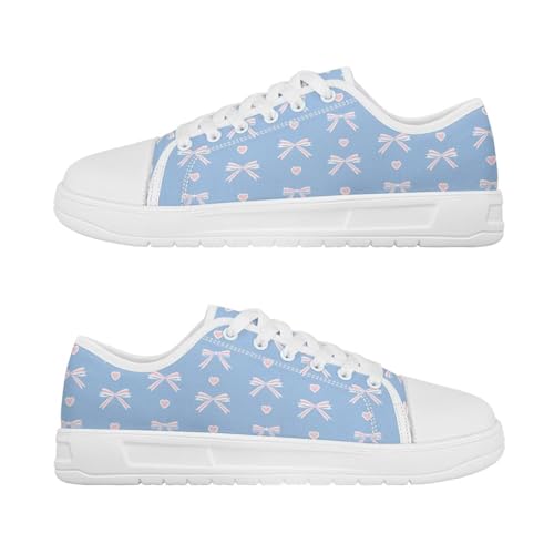 Womens Canvas Sneakers Fashion Breathable Non Slip Tennis Workout Walking Shoes for Daily Commutes Size 6-13.5 White Sole4