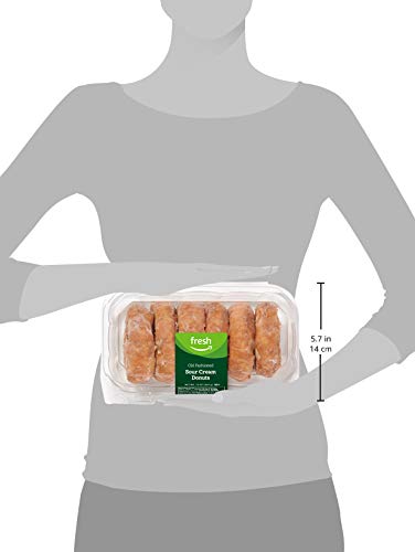 Fresh Old Fashioned Sour Cream Donuts Box, 6 Ct, 13 Oz
