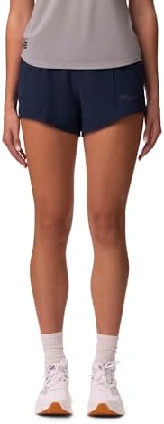 Saucony Women's OUTPACE 3" Short, Navy, S