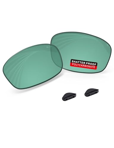 Image of PRO+ Polycarbonate Replacement Lenses & Nose Pads for Oakley Fives Squared(4+1) OO9238 Sunglasses