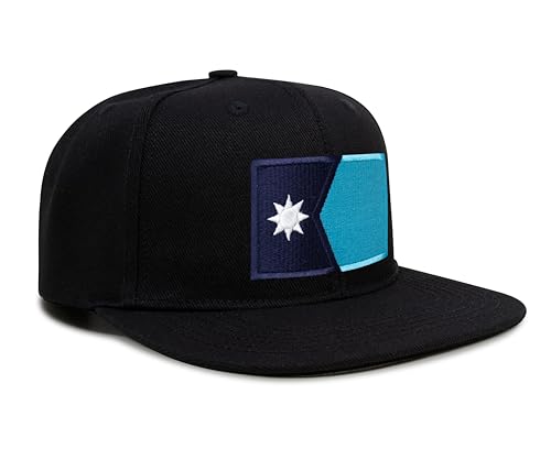 Image of International Tie State Hat for Men and Women, Adjustable Snapback Trucker Baseball Cap with Embroidered Patch