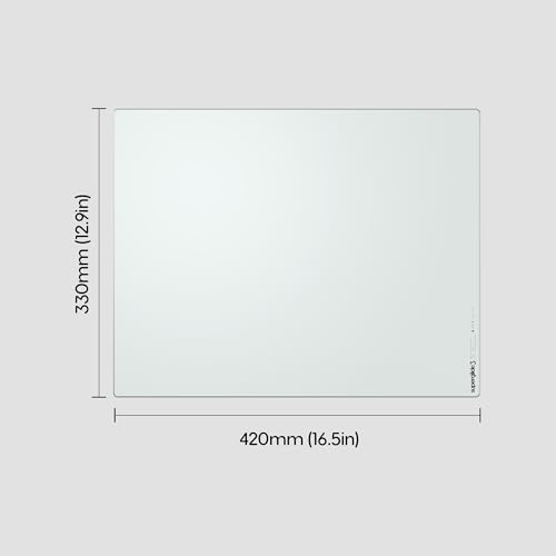 Image of Pulsar Gaming Gears Superglide Pad v3 Type-S - Alumino-Silicate Glass Gaming Mouse Pad, Soft R-Edge, Anti-Slip Silicone Base 420mmx330mm (L, White)