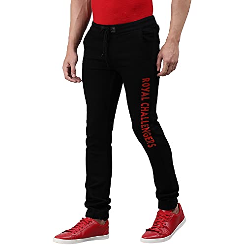 Image of Urbano Fashion Men's Printed Jogger Jeans Slim Fit Stretch