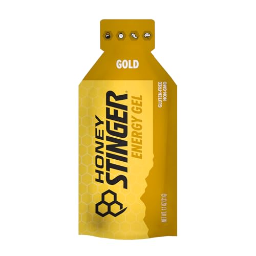 image for Honey Stinger Gold Energy Gel, Gluten Free & Caffeine Free, for Exerci