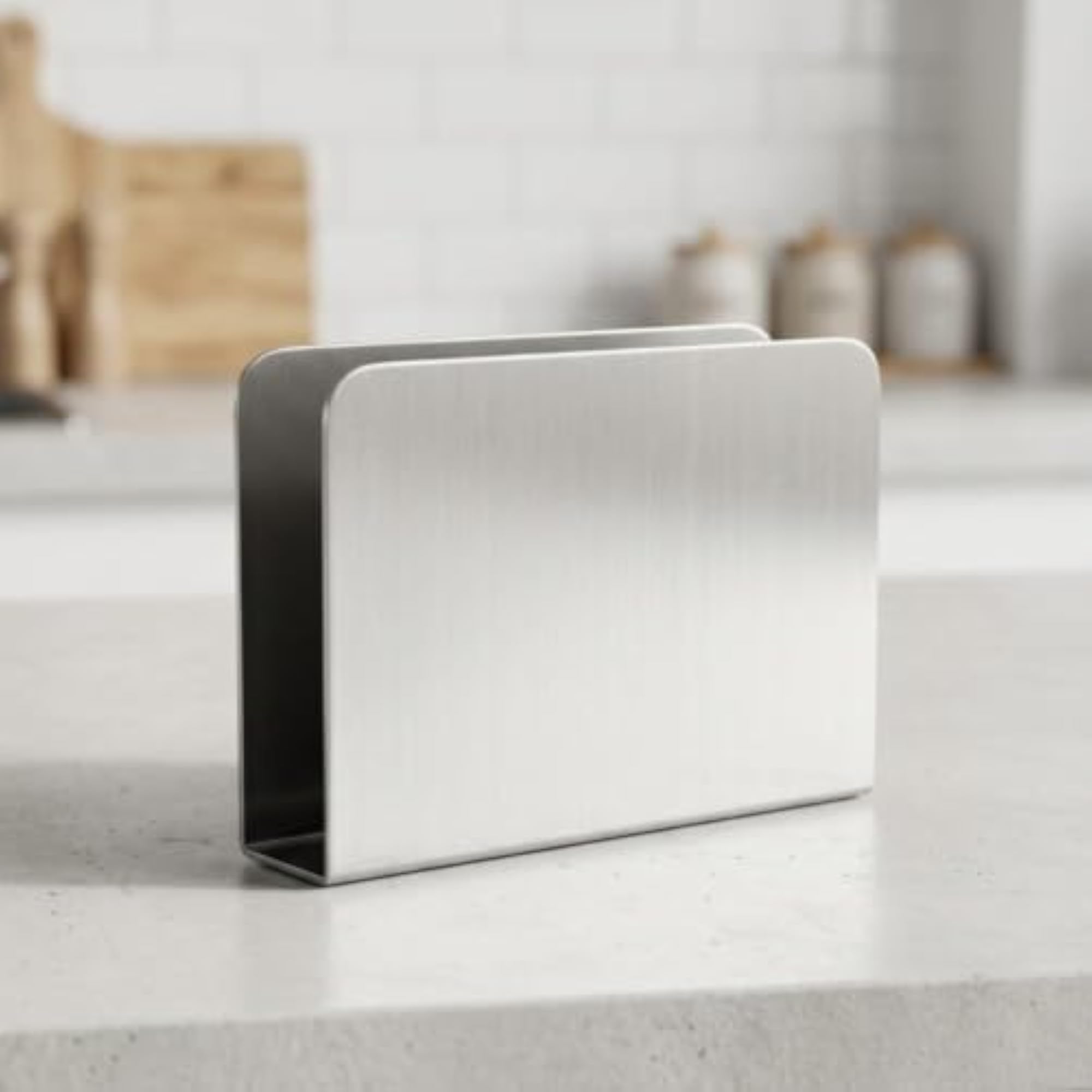Minimalist Tabletop Napkin Holder, Compact Design