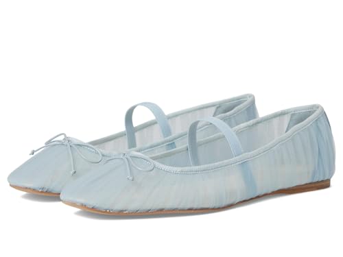 Dolce Vita Women's Raeven Ballet Flat, Light Blue, 9