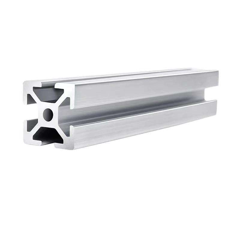 GTPBAO Profilo in alluminio 1515 anodizzato argento estruso binario standard europeo 15x15mm telaio quadrato for scaffali fai da te Binario estruso(800mm 31.5" long)