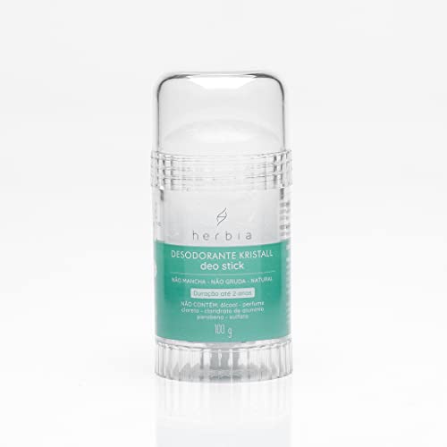 Herbia Desodorante Kristall Deo Stick Retrátil 100G Natural E Vegano