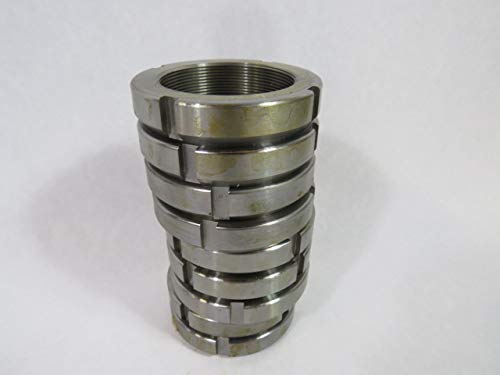 Whittet-Higgins NH-11 Heavy Duty Threaded Shaft & Bearing Locknut, UNS 2.157-18 Right-Hand Thread, Not Self-Locking, Replaces Generic TAN-11, Rose TN-11, Standard NHE-11,