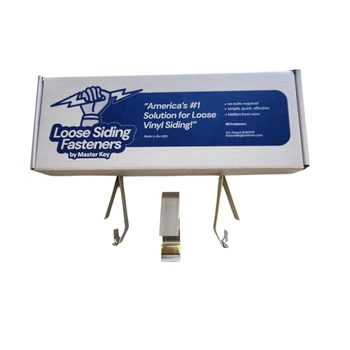 LOOSE SIDING FASTENERS Help Secure Loose Vinyl siding that Will
