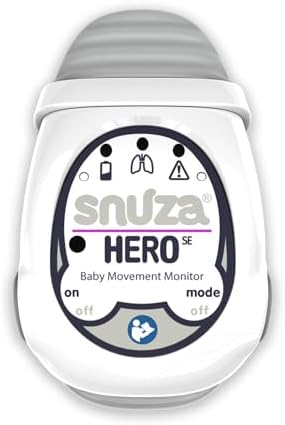 Snuza Hero Baby Monitor: Alerts When No Movement Detected, Gentle...