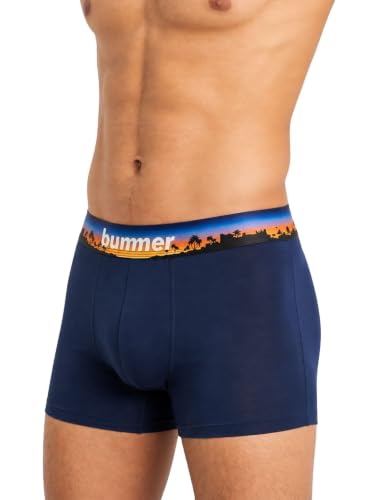 Image of Bummer Printed Micro Modal Trunks Underwear for Men - Ultra Soft & Breathable, 3 Times Softer Than Cotton, Anti-Bacterial, Stretchable for Ultimate Comfort & Style, Pack of 1 (A Shark Tank Product)