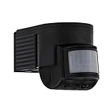 💧IP44 PROTEGIDO CONTRA EL AGUA - Gracias a la clase de protección IP44, el detector de movimiento puede utilizarse tanto en interiores como en exteriores, por lo que es especialmente adecuado para la pared de la casa, el garaje, el jardín o el sótano.