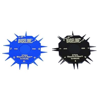 Baseline 2-Point Discrim-A-Gon 2 Disc Set for Sensory Evaluation, Physical Therapy, Rehabilitation, Recovery Professional Evaluation with Plastic Tips