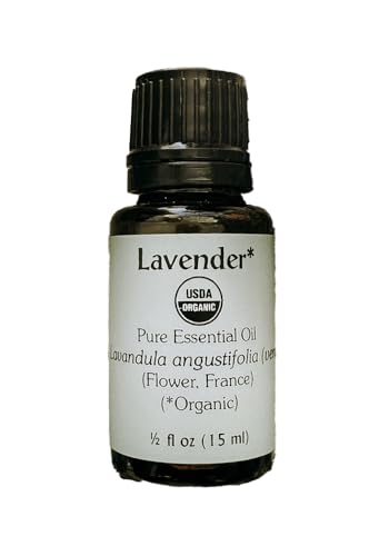 Aceite esencial de lavanda orgánico verdadero 15 ml miniatura 1