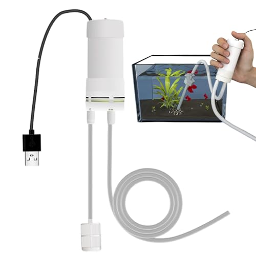 Bomba De Sifón Para Agua - Bomba Eléctrica Autocebante USB, Diseño Compacto De Ahorro De Energía | Materiales Confiables, Transferencia De Agua Versátil Para Piscinas, Acuarios, Estanques, Fregaderos,