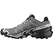 Salomon Men's Speedcross 6 Sneaker, Quiet Shade/Black/Pearl Blue, 9