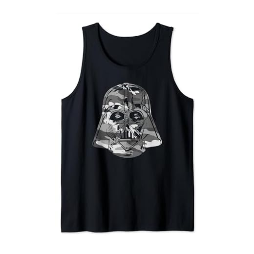 Star Wars Darth Vader Grey Camo Helmet Camiseta sin Mangas