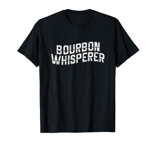 Bourbon Whisperer Whisky Bebedor Accesorios I Whisky Cosas Camiseta