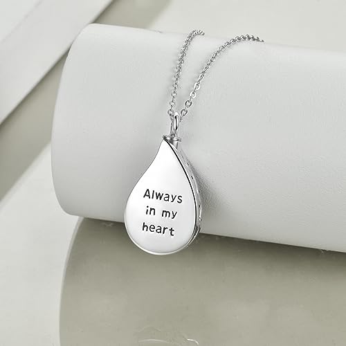 URONE Urn Necklaces for Ashes 925 Sterling Silver Abalone Shell Tree of Life Cremation Jewelry for Ashes Memory Jewelry for Women Men 5