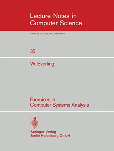 Exercises in Computer Systems Analysis: 35 (Lecture Notes in Computer Science) view 2