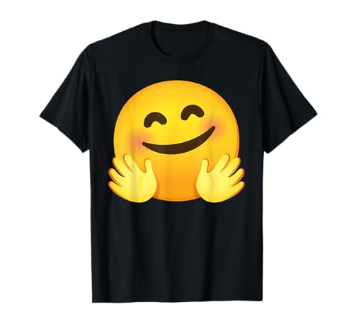 Visage émoticône avec mains câlinantes T-Shirt