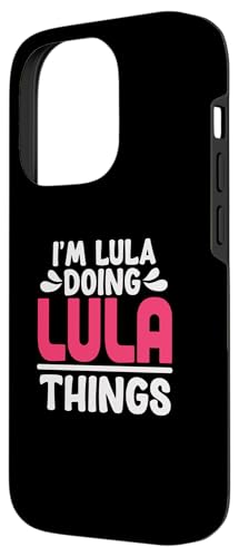Image of Personalized First Name I'm Lula Doing Lula Things Case for iPhone 14 Pro