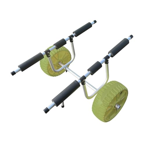 Colaxi Kayak Carrier Cart Trailer Beach Carrier Canoes Paddleboards Float Mats Aluminum Alloy Convenient Boat Trailer Canoe Trolley