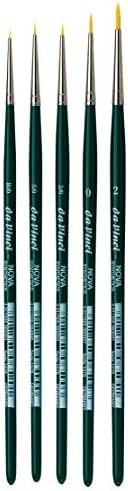 Da Vinci 4237 Series Brush Set, Bristle, Purple/Black/Green/White, 30 x 30 x 30 cm