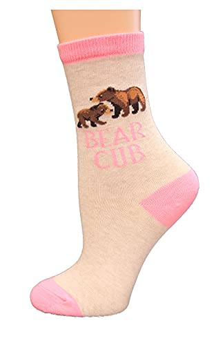 Hot Sox Kid's Bear Cub Crew Sock 1 Pair