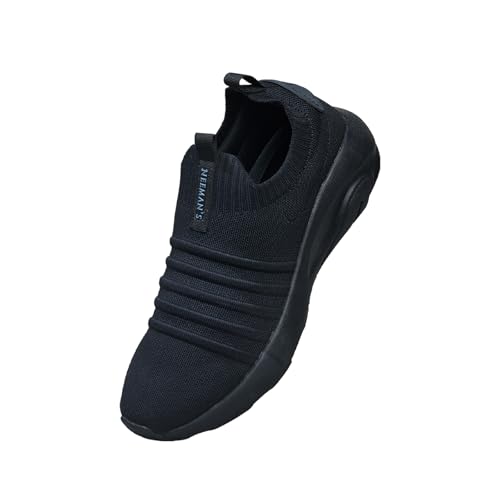 Image of Neeman's Unisex Begin Walk 'Breeze' Slip Ons Shoes | Breathable Knit Upper with Cushioned Insole & Supportive Midsole for Everyday Comfort