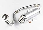 Stainless Muffler Exhaust for Kawasaki KLX 110 KLX110L DRZ110, ME-001