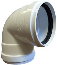 8" PVC SDR35 Gasketed 90 Degree Elbow