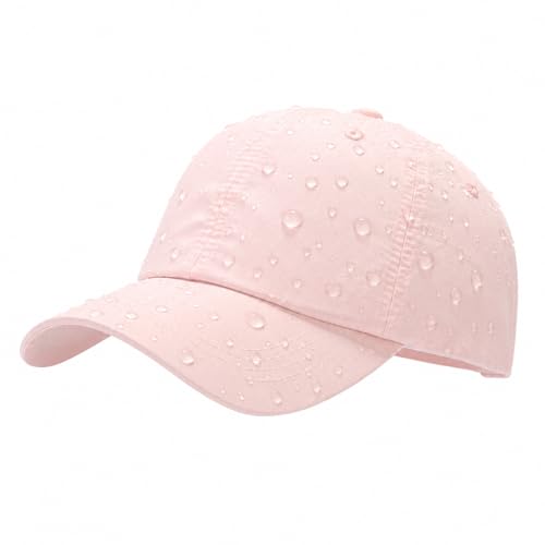 Image of Waterproof Baseball Cap Breathable UPF50+ Caps for Men Women Outdoor Sport Adjustable Rain Quick Dry Hat