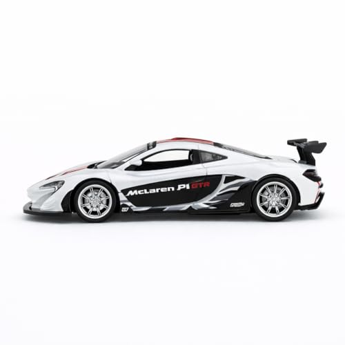 Image of Wizplex MSZ Official Licensed McLaren P1 GTR Diecast Model Car 1:32 Scale | Light & Sound | Pull Back Action | Metal Hypercar Toy | Collectible Display & Gift