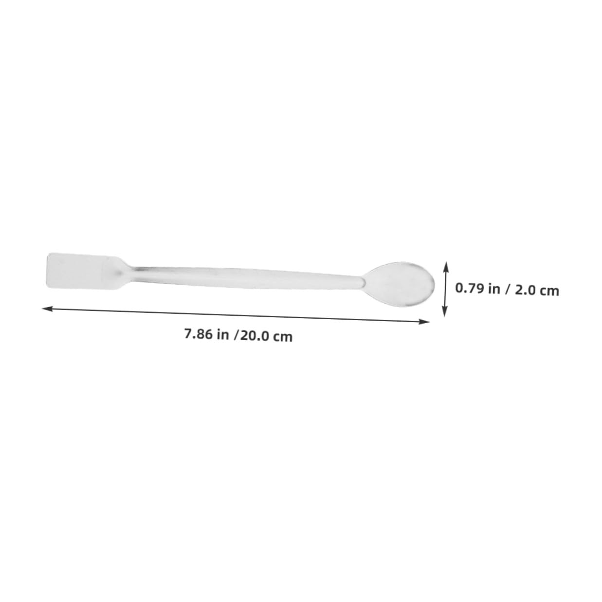 10pcs Stainless Steel Laboratory Sampling Double-Ended Micro Lab Spatulas for Precise Measurement Mixing and Transferring in Pharmacy and Scientific Research