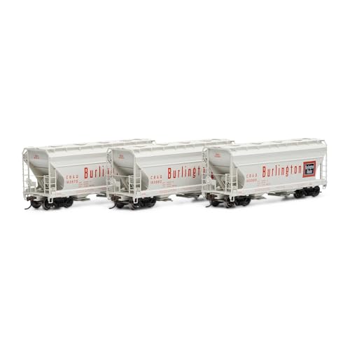 Athearn HO ACF 2970 Covered Hopper CB&Q 3 ATH81064 HO Rolling Stock