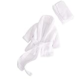 Bademantel für Neugeborene, weiches Flanell-Handtuch, Decke, Nachtwäsche, Fotografie, Requisiten, Dusche, Geschenk, weiß, 68