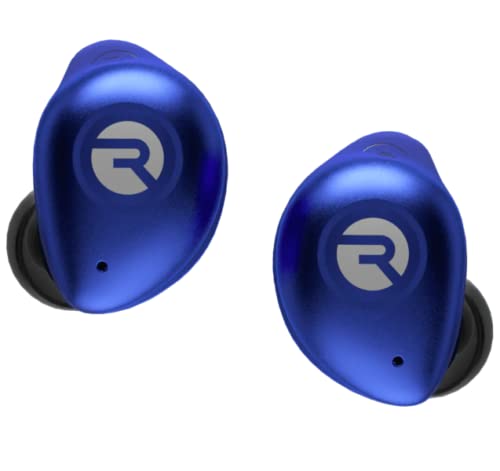 Image of Raycon Fitness Bluetooth True Wireless Earbuds with Built in Mic 54 Hours of Battery IPX7 Waterproof and Charging Case with Talk, Text, and Play Bluetooth 5.2 Portable Sport (Electric Blue)