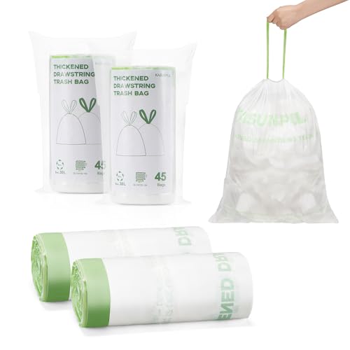 Kasunpul Trash Bags 8 Gallon Tall Kitchen Trash Bags,Garbage Bags 8 Gallon Tall Kitchen90 Count Suitable for Kitchen, Office, Bedroom, Living Room, Gardens
