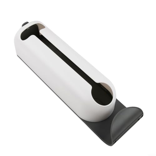 Miniatura 7 de Yuanpgky Dispensador De Bolsas De Comestibles Para Bolsas De Plástico, Organizador De Cocina Montado En La Pared, Material Abs Blanco, Solución De Almacenamiento Que Ahorra Espacio Para El Hogar, Rv