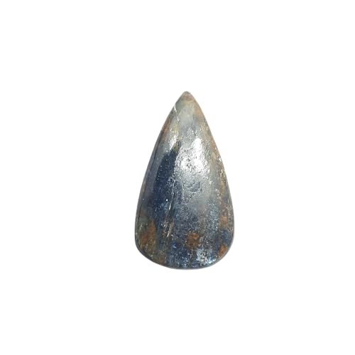 Kyanite mousse naturelle poire 31mm pour réparer et créer un bijou