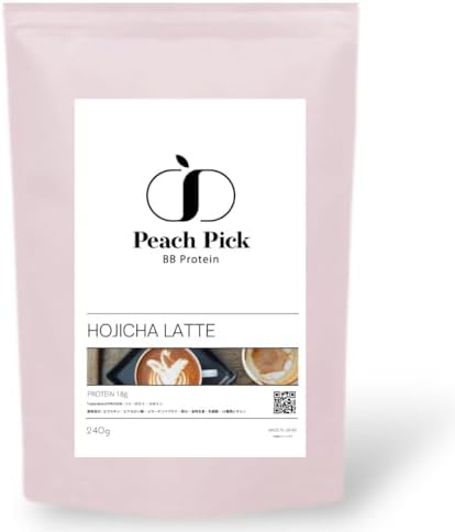 （14:00時点） Peach Pick 美容プロテイン ほうじ茶ラテ風味 240g