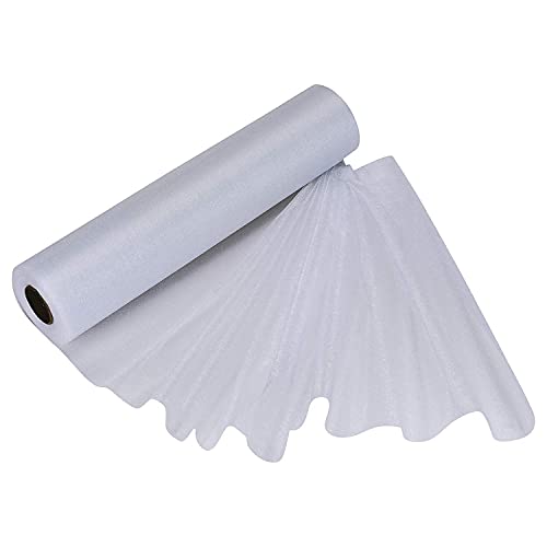29cm X 25m Rollo De Organza Fino Tela - Elegante Decorativo Paño para Boda Silla Lazos, Caminos de Mesa, Detalles Fiesta - Manualidades Suministros Para Listones, Vestido Adornos, Y Bolsas